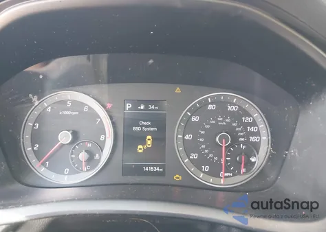 2018 Hyundai Sonata Sport из США, поврежденный, VIN 5NPE34AF0JH634453